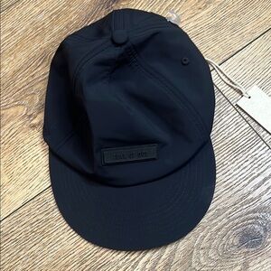 NWT Fear of God ‘Essentials’ Black Baseball Cap OS